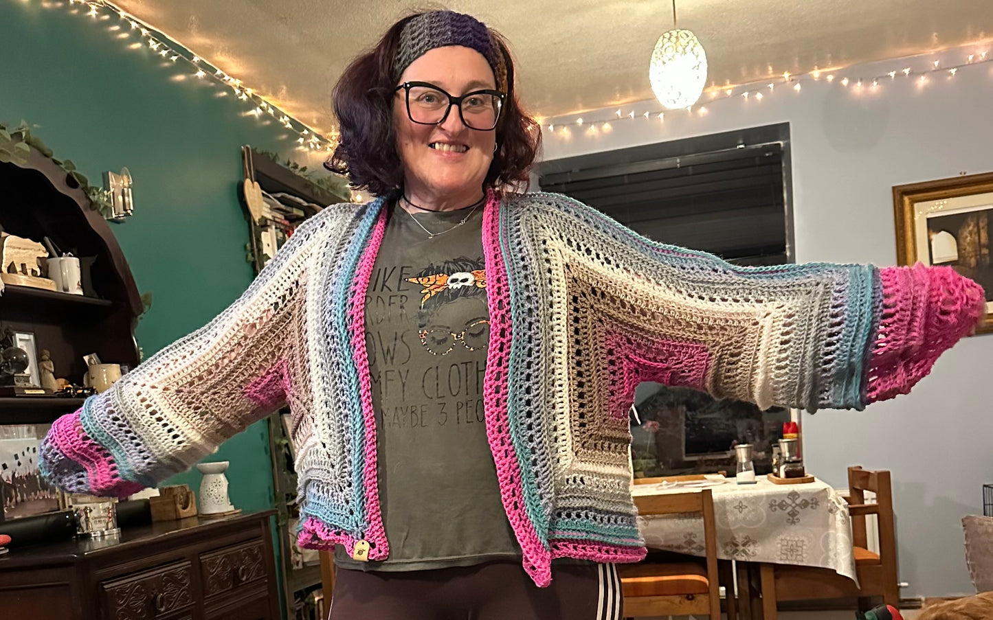 Wild Oleander cardigan
