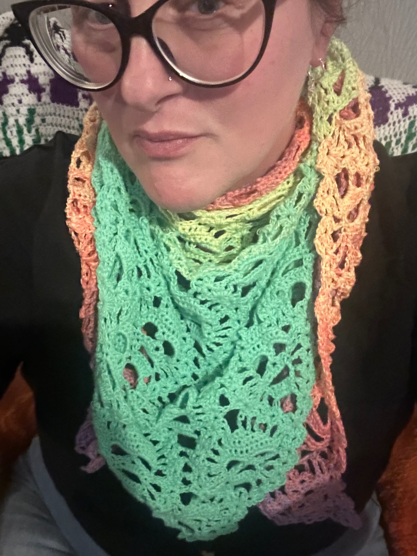 Siol Canwyll Corff / Lost souls shawl