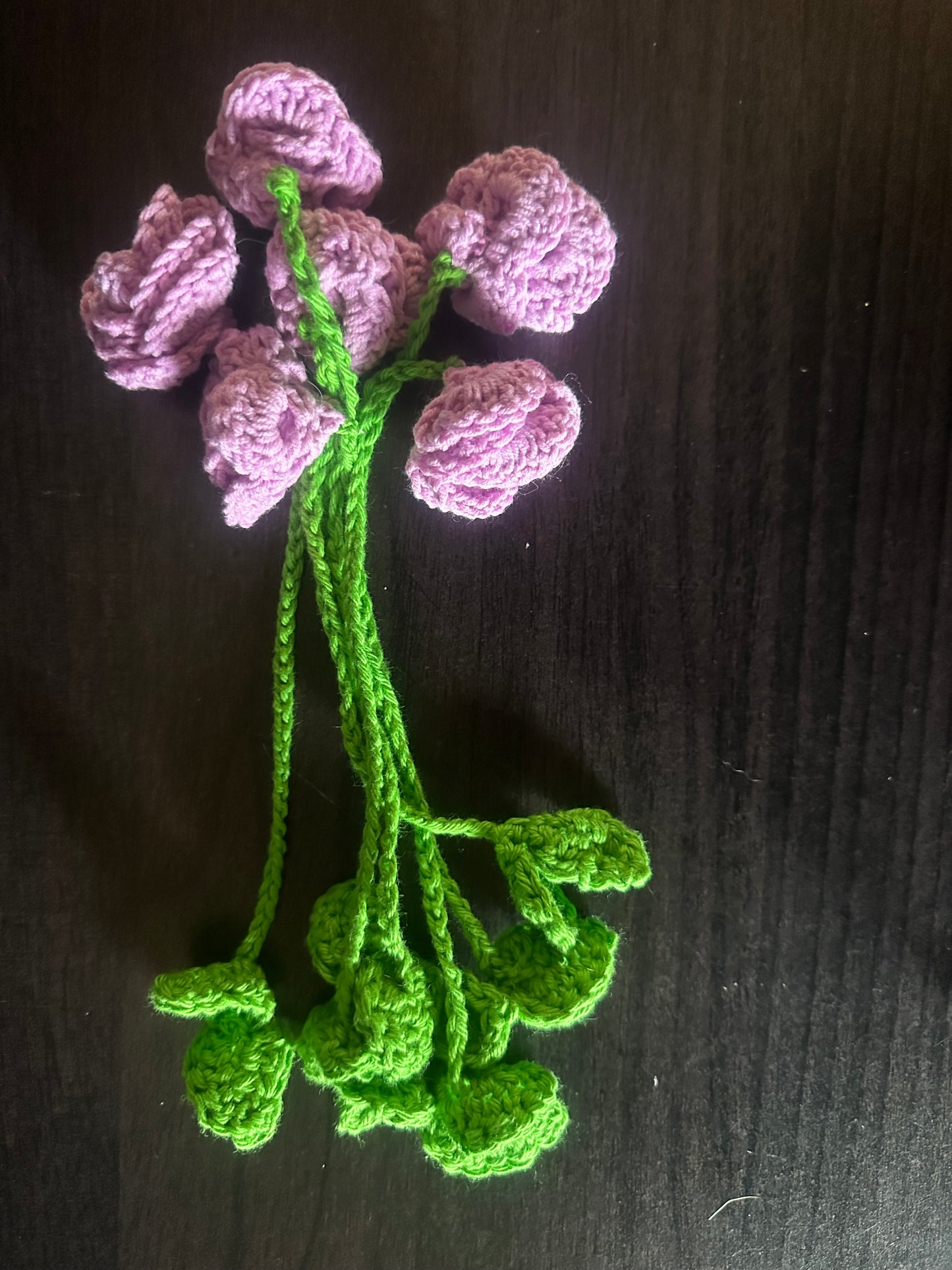 Purple rose bookmark