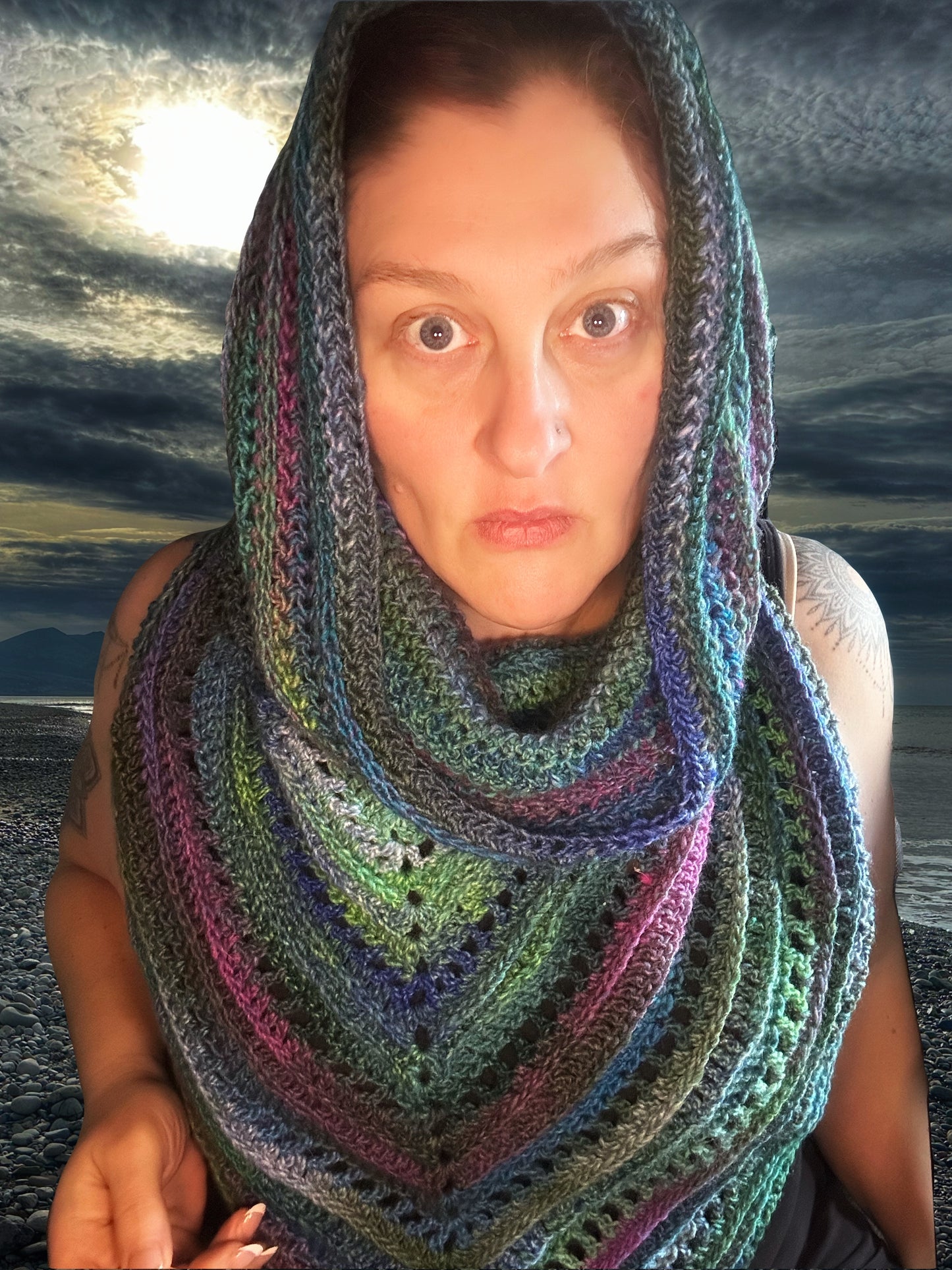 Wild Oleander Scarf
