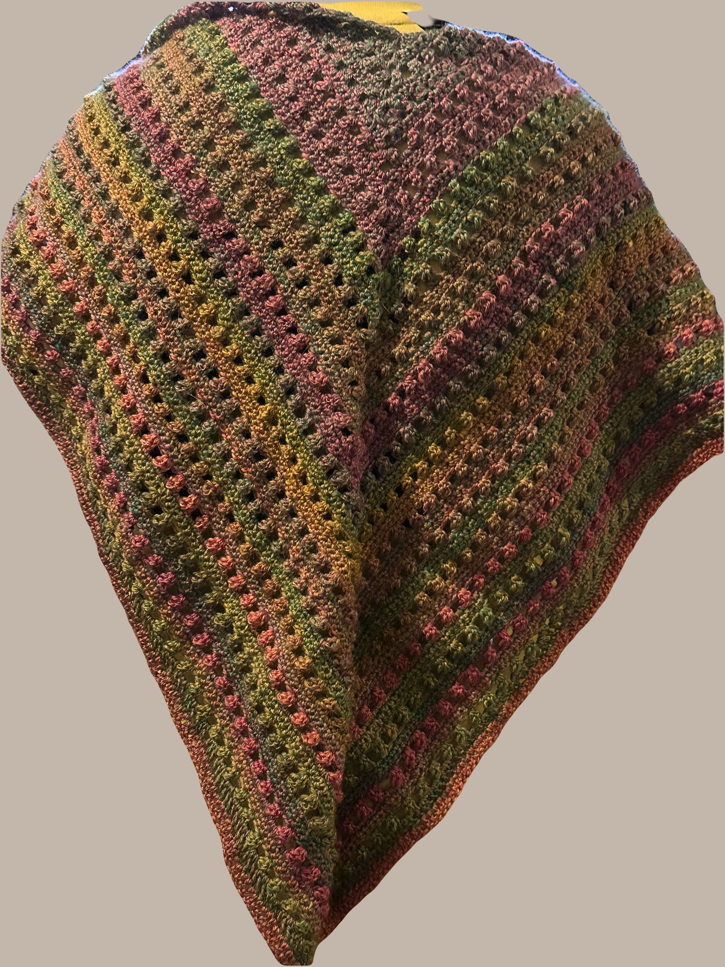 Welsh wool short shawl