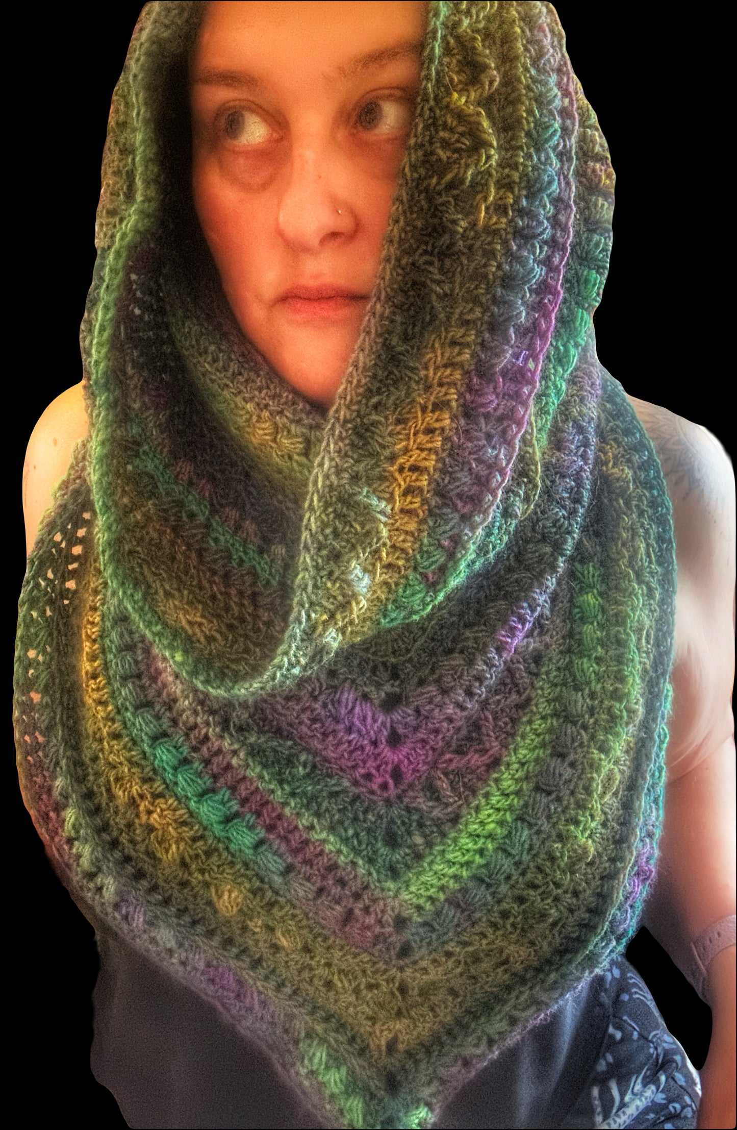 Textured witchy cowls
