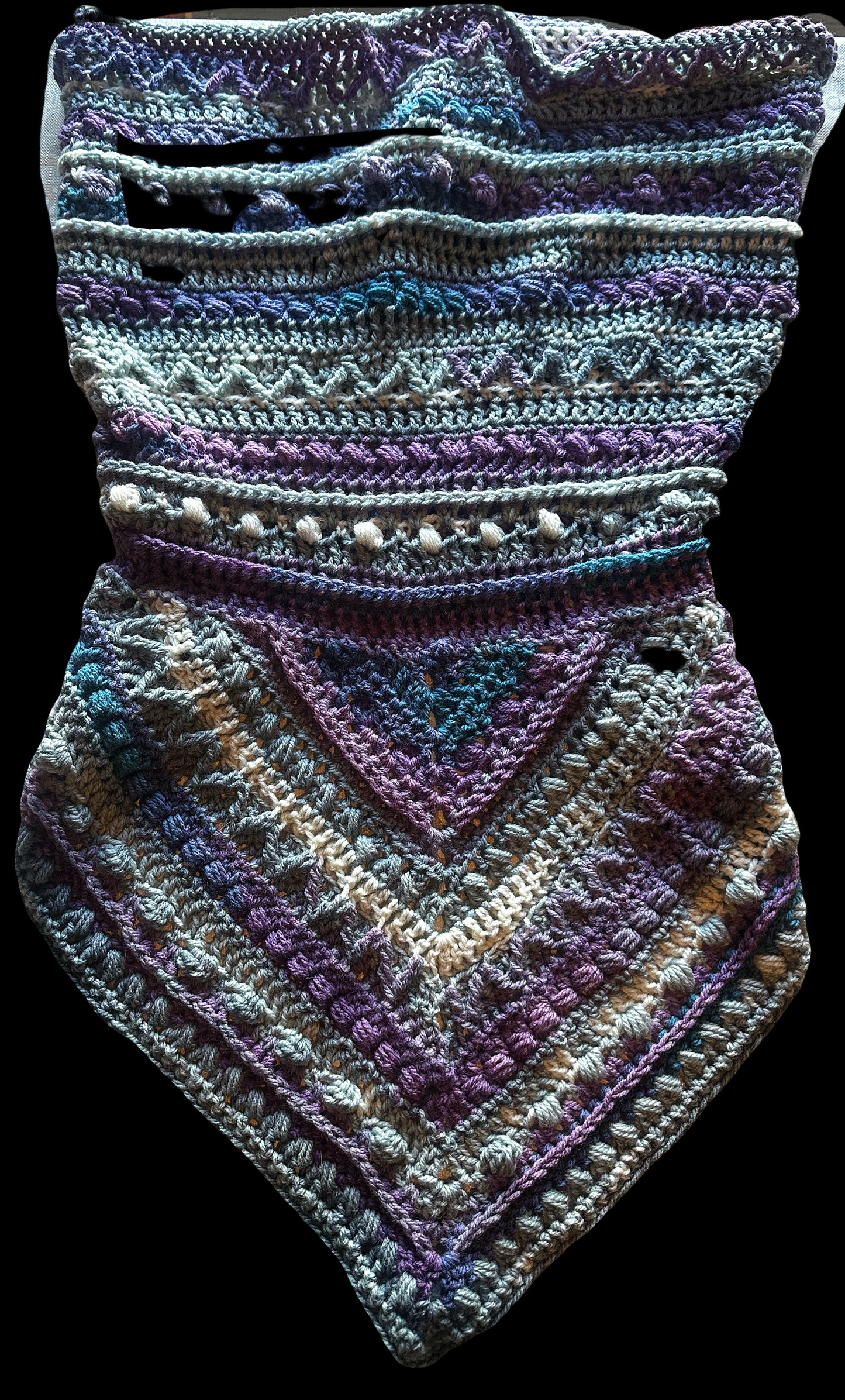 Textured witchy cowls