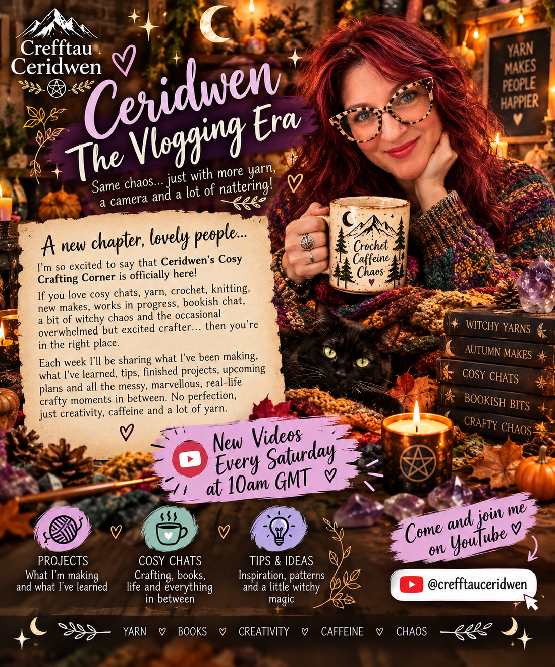 🧶🎥 Ceridwen: The Vlogging Era