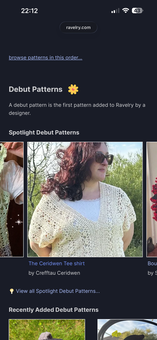 The Cauldron Has Spoken… My First Crochet Pattern Is Officially on Ravelry! 🌿✨