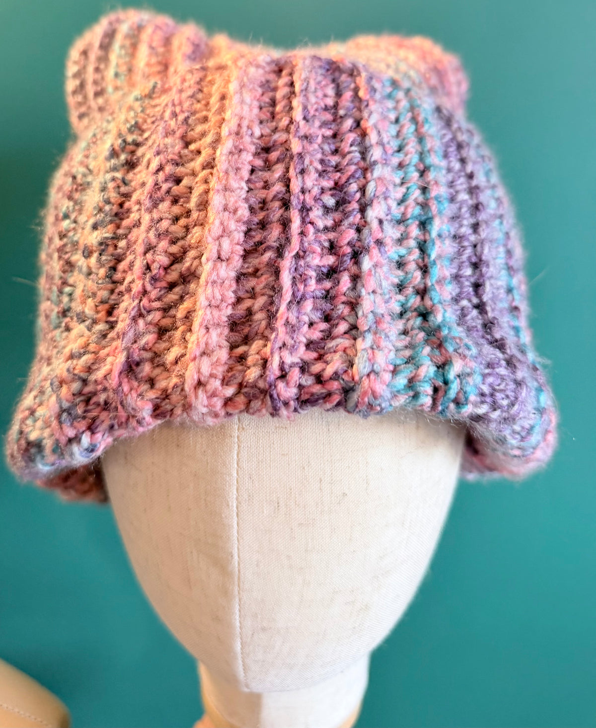 Familiar cat ear beanie