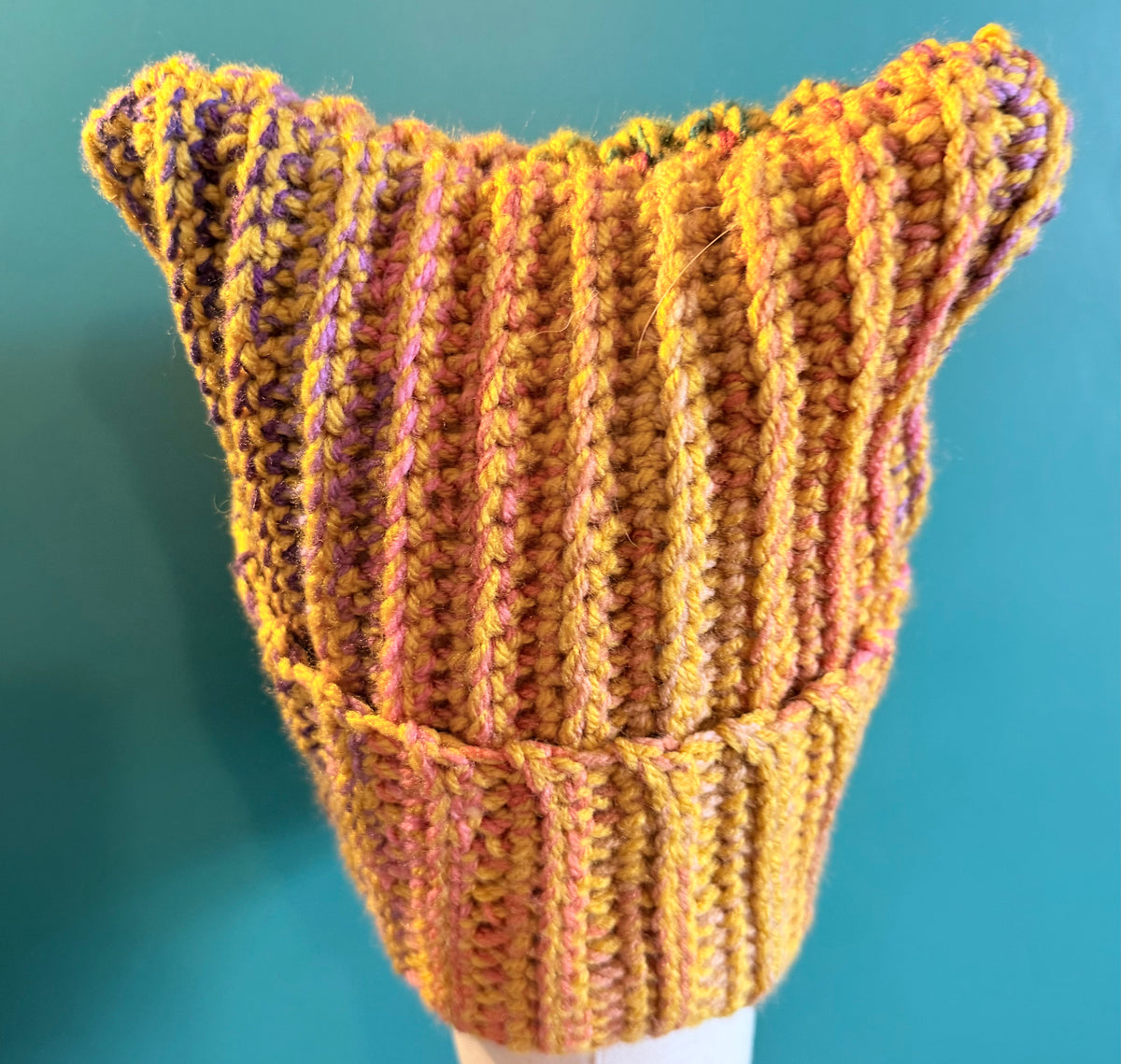Familiar cat ear beanie